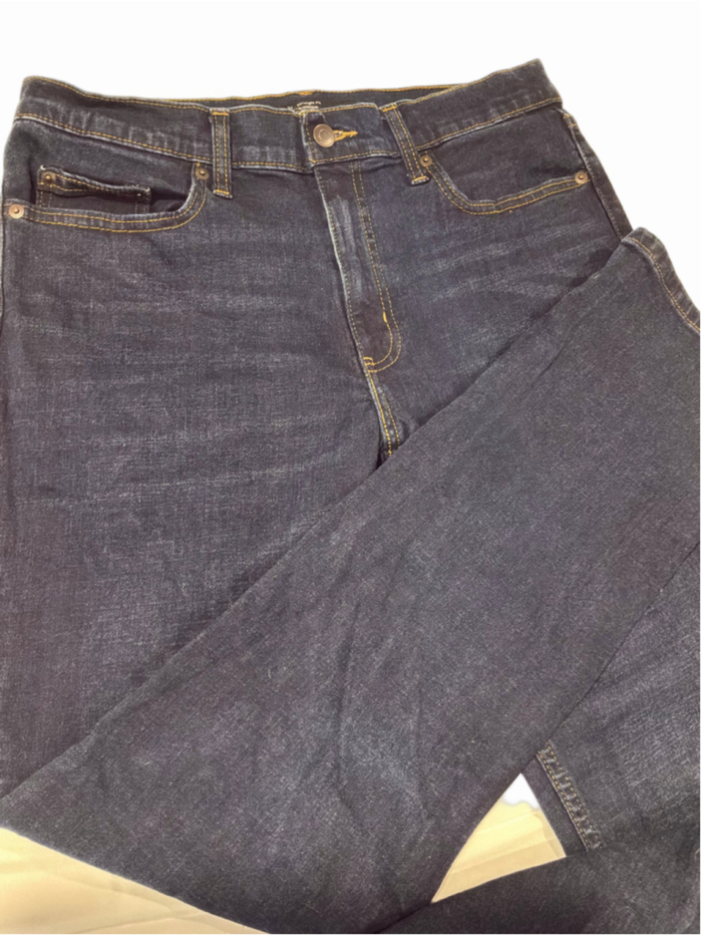 Men's Member's Mark Straight Fit Jeans Size 32x32 Dark Blue